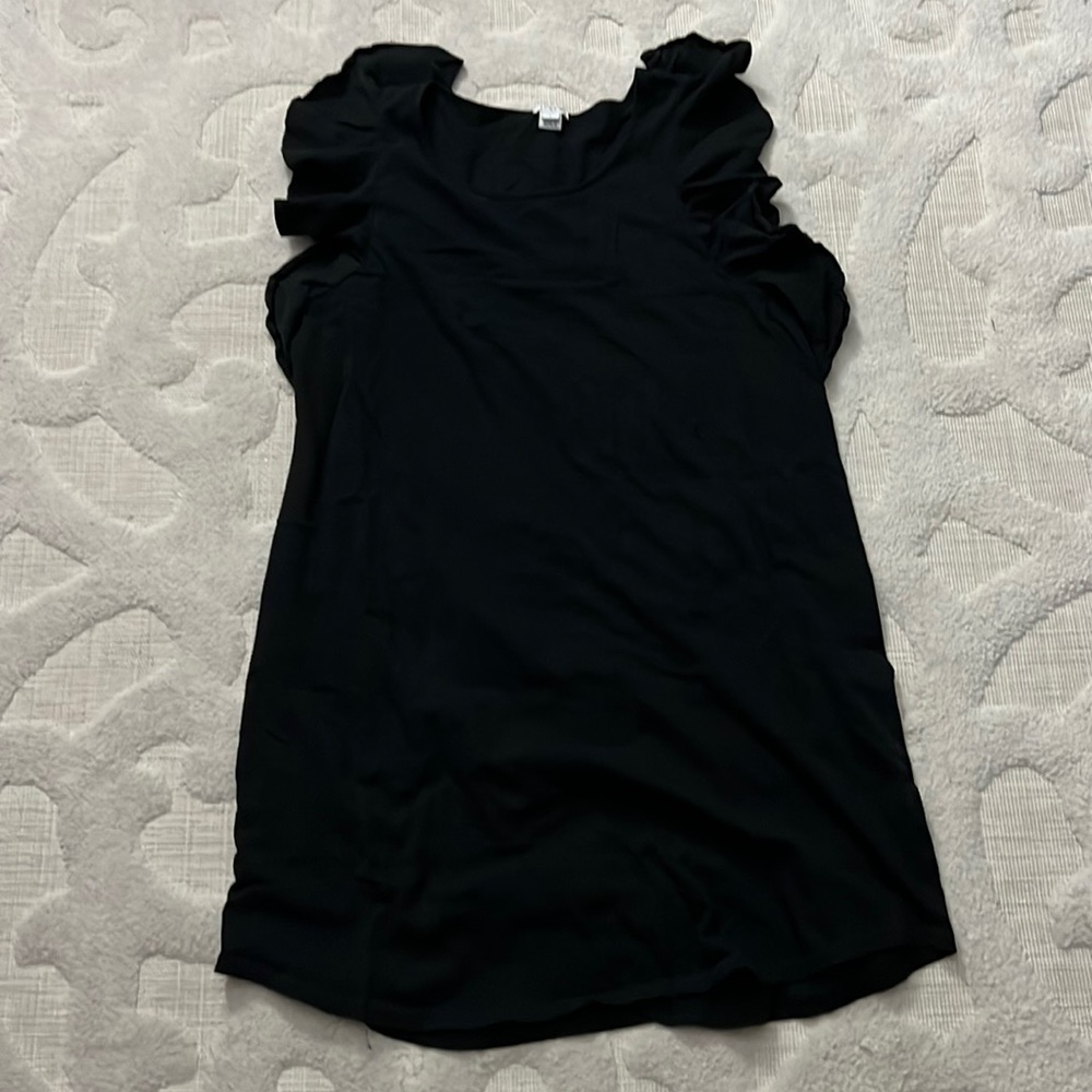 J.Crew shirt dress with ruffles